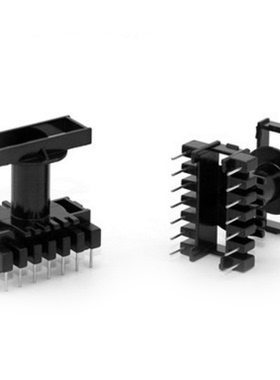ETD29 EC29磁芯骨架钢夹立式7+7脚高频变压器电源材料排距20.3mm