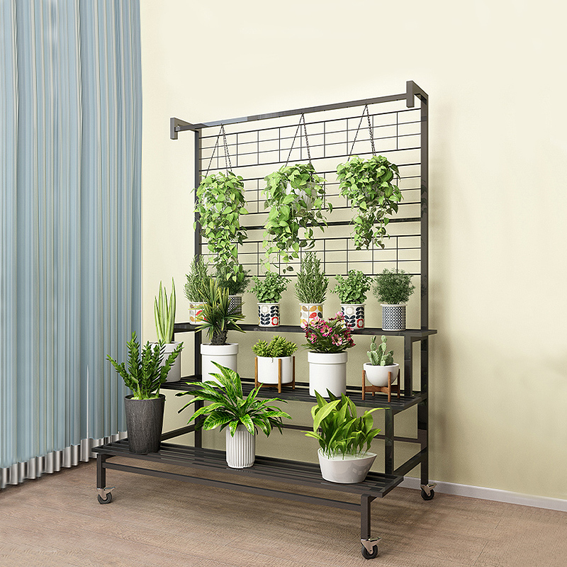 户外庭院花架曦品铁艺移动爬藤架