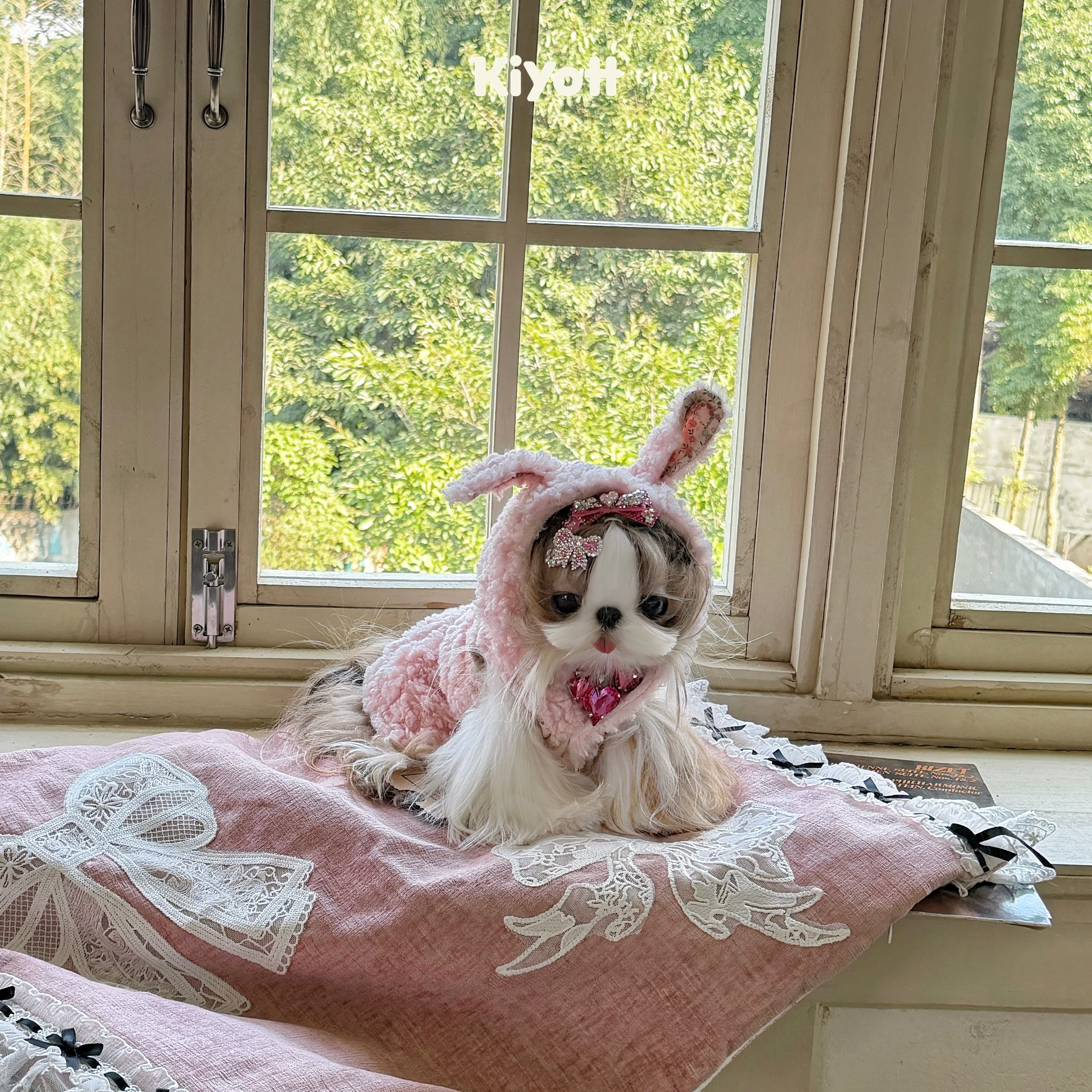 KIYOTT 粉兔茸茸外套宠物服饰保暖秋冬粉色狗狗可爱小马约克夏,宠物/宠物食品及用品,狗宠物服装/雨衣,淘宝优惠券,粉丝福利购,淘宝优惠卷