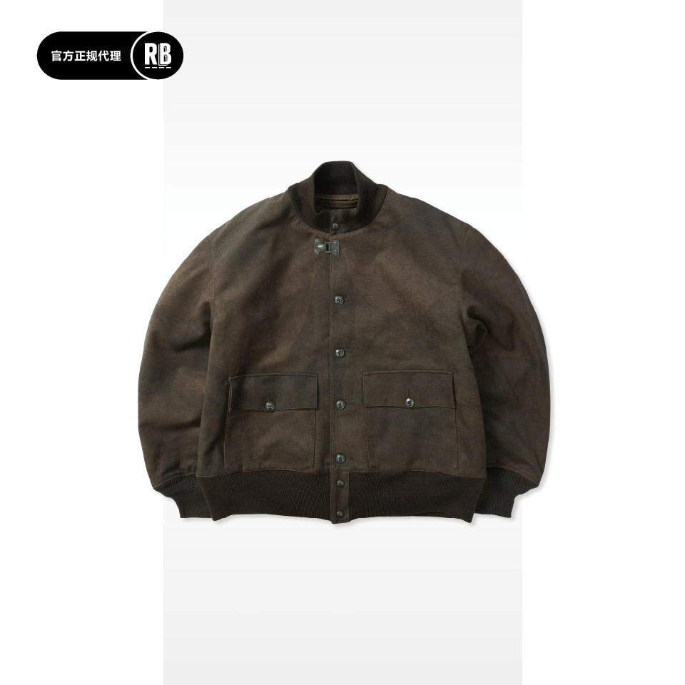 Nigel Cabourn 秋冬新品人造翻毛A-1夹克男RADIANCE-Blue