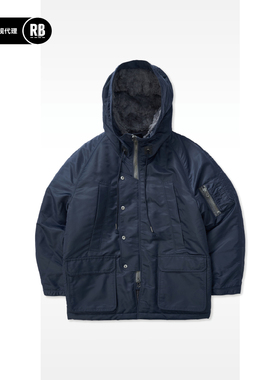 RB House Label 新品N3B防寒大衣夹克男RADIANCE-Blue