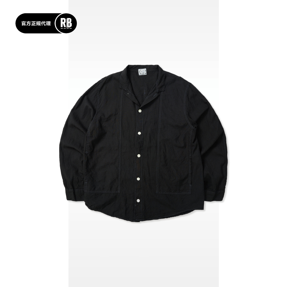 TENDER 秋冬新品羊毛蝴蝶型衬衣男RADIANCE-Blue