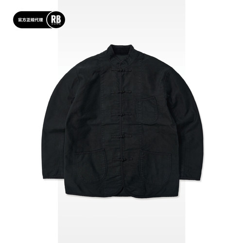 PORTER CLASSIC 秋冬新品鼹鼠皮中式夹克男RADIANCE-Blue
