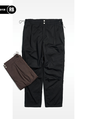 NONNATIVE 秋冬新品混纺尼龙抽绳裤男RADIANCE-Blue