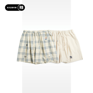 StoryMfg 春夏新品宽松打褶短裤男RADIANCE-Blue