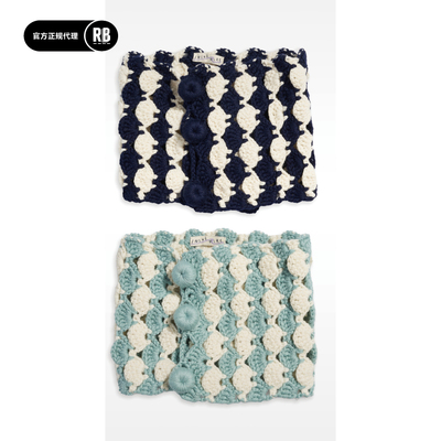 INSULAiRE手工贝壳纹围脖