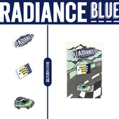 House Label新品 Racer Pin原创插画金属赛车别针RADIANCE Blue