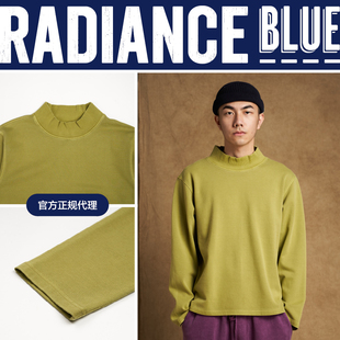 Tee男RADIANCE 汉麻小高领宽松长袖 Blue 秋冬新品 NOSALIGIA