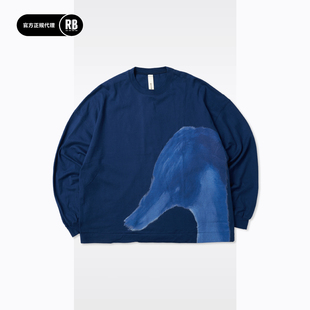 SHINYA KOZUKA 秋冬新品抽象企鹅卫衣男RADIANCE-Blue