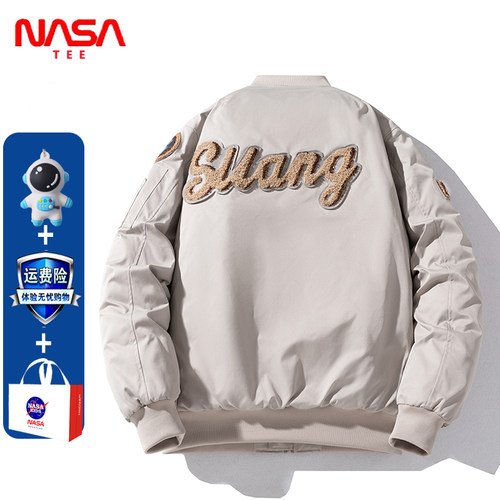 NASA情侣秋冬季MA1棉衣