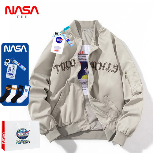 NASA美式棒球服男女士2023新款