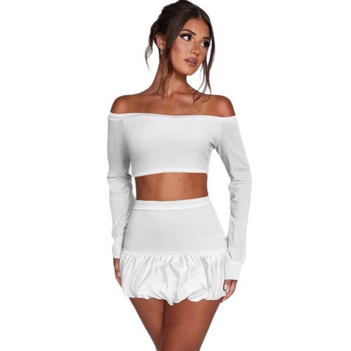 性感修身半身短裙套装