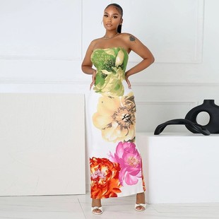 long Butt elastic backless dress包臀露背弹力连衣裙女 hugging