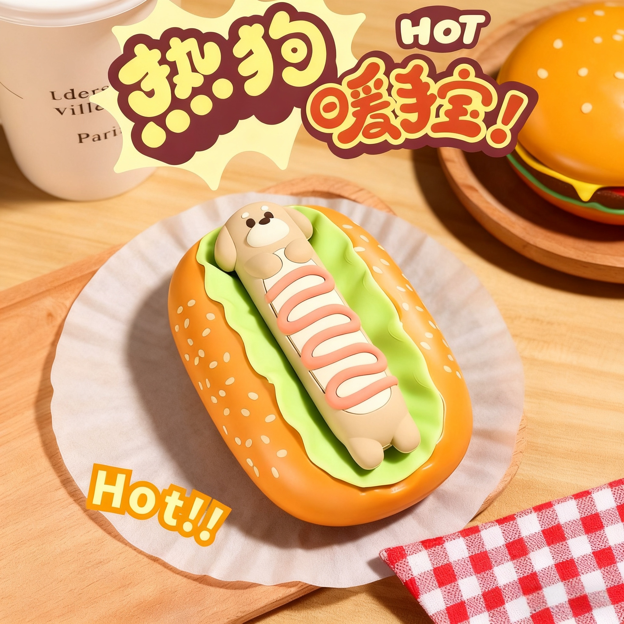 热狗暖手宝充电款手握式生日礼物女生闺蜜男送女朋友创意实用迷你