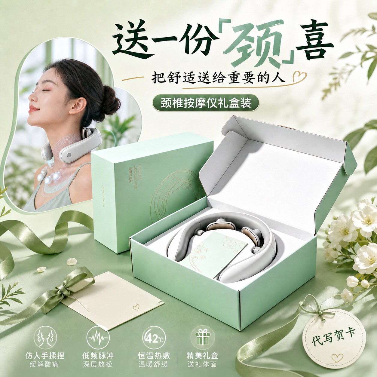 「颈椎按摩仪」教师节实用伴手礼图片