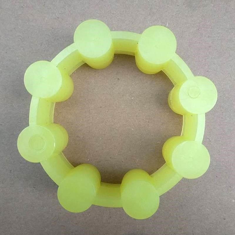 CC铁芯联轴器弹性体橡胶弹性圈垫子6柱8角MH缓冲垫65 80 90 130*