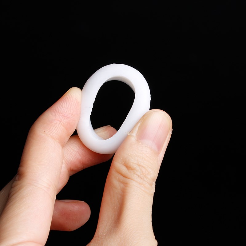 双面护线封圈橡整胶圈过出线环橡皮圈O型密圈护线套白色Φ3-30