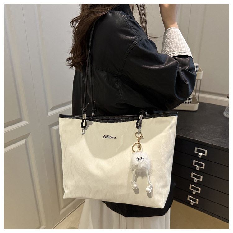 韩版 质感单肩包新款时尚大容量斜挎包百搭通勤休闲腋下托特包,箱包皮具/热销女包/男包,通用款女包,淘宝优惠券,粉丝福利购,淘宝优惠卷