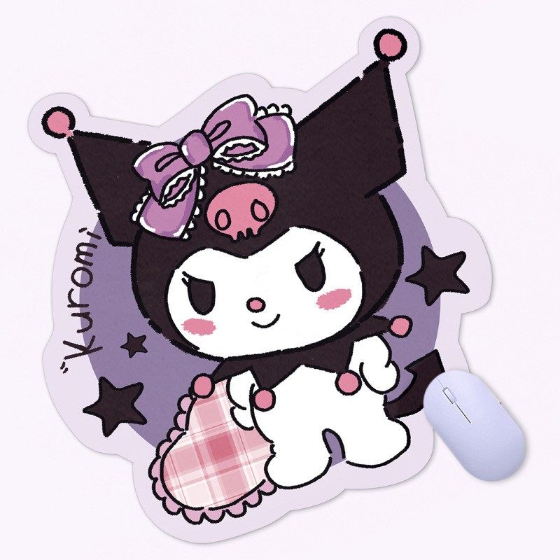 库洛米鼠标垫异形高颜值防滑女孩