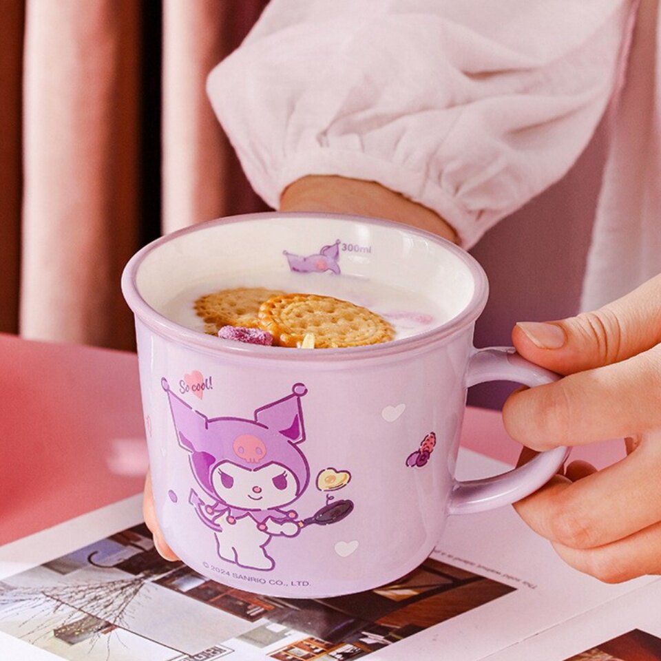 kuromi陶瓷马克杯儿童家用