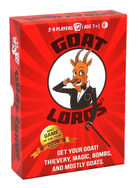 Goat Lords Game英文版山羊勋爵 亲子游戏互动 桌游卡牌 休闲聚会
