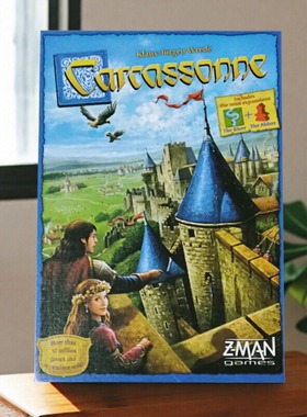 卡卡颂Carcassonne Board Game 卡尔卡松英文版休闲聚会桌游卡牌