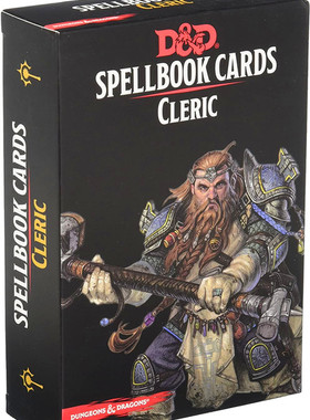 魔法书卡片牧师Dungeons & Dragons Spellbook Cards:CLERIC桌游