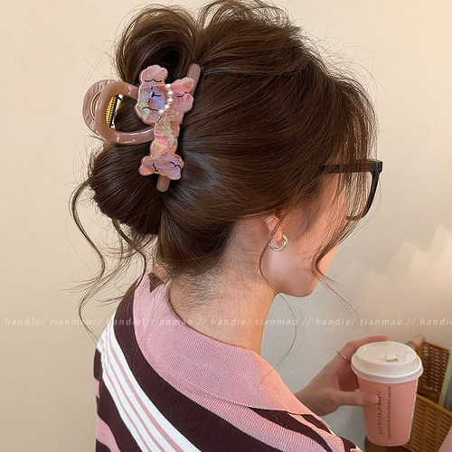 可爱爆表！小狗抓夹好适合春夏~