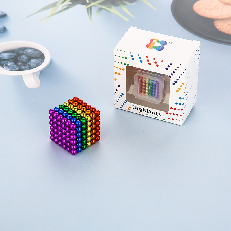 彩色3MM巴克球 益智强磁力魔方 创意积木拼搭拼图磁力珠现货工厂