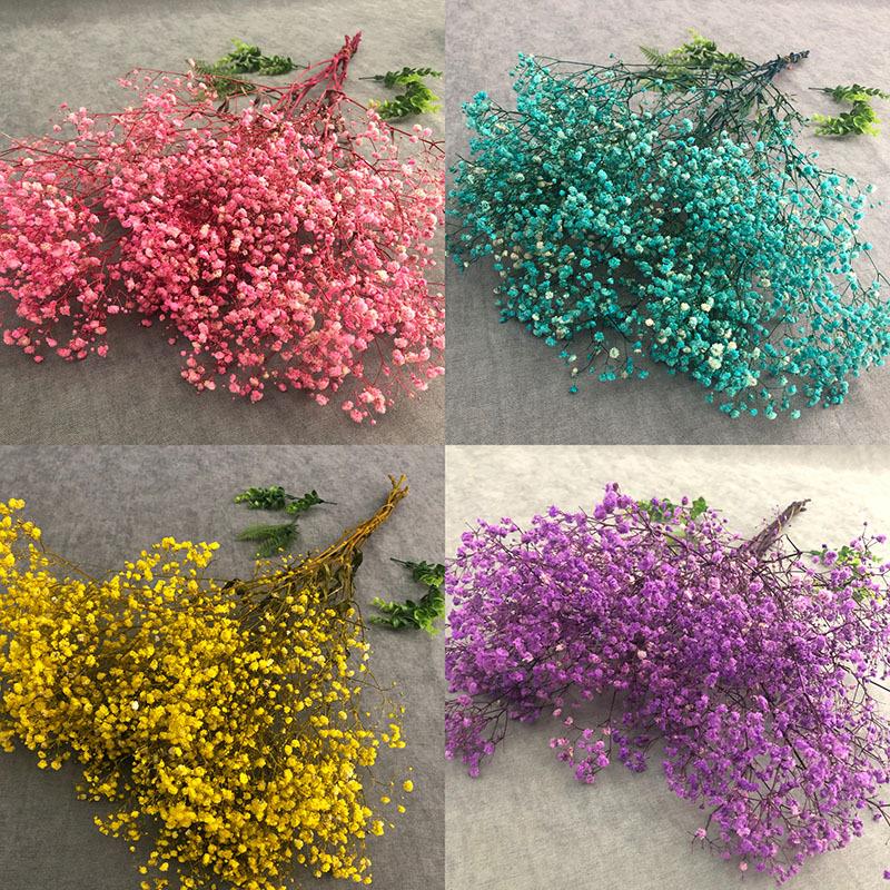 厂家直供满天星七夕情人节礼物婚庆装饰手捧花干花家居装饰摆设花