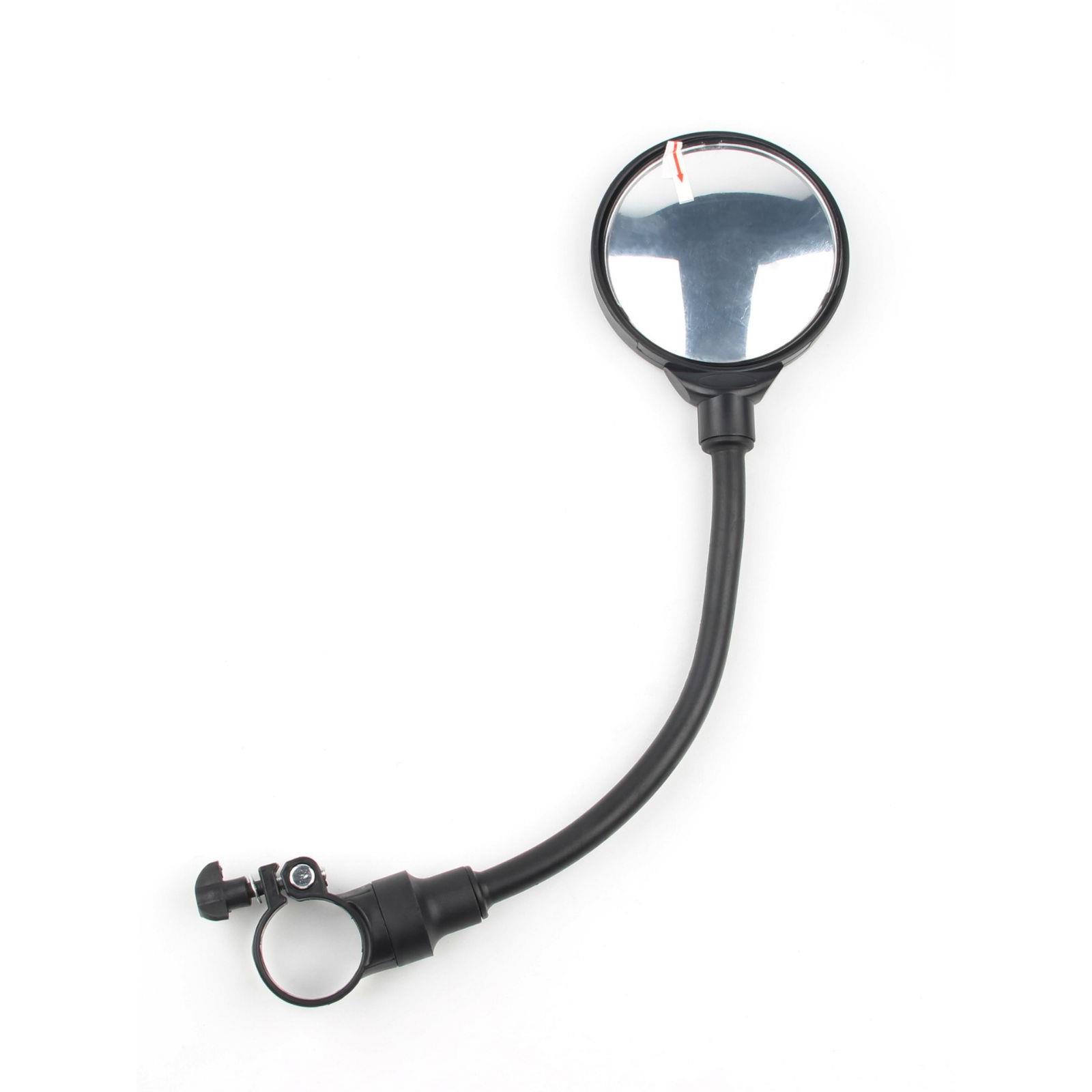 自行车后视镜可调节电瓶车凸面镜通用山地单车反光镜电动车后视镜