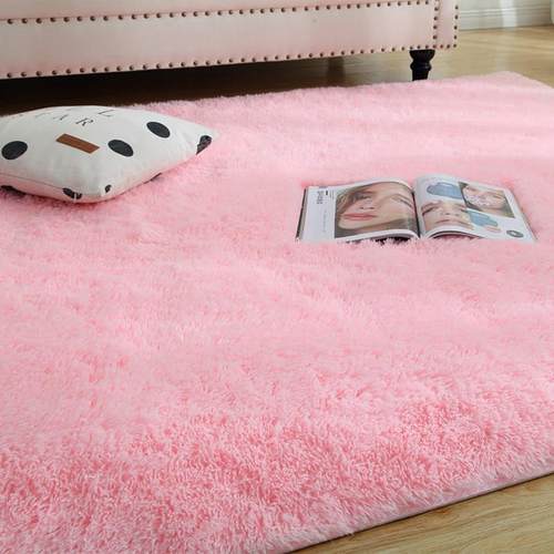 丝毛地毯长毛客厅茶几沙发卧室床边毯窗台榻榻米地垫定制