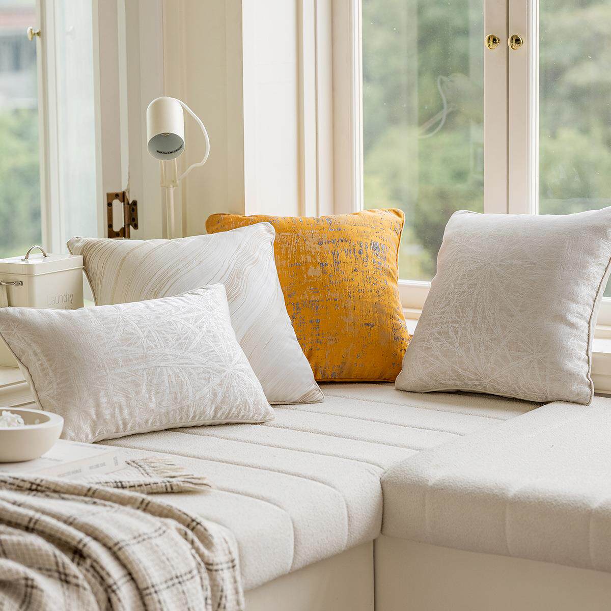 新中式轻奢沙发抱枕套现代简约客厅装饰靠枕床头靠垫腰枕腰靠背枕