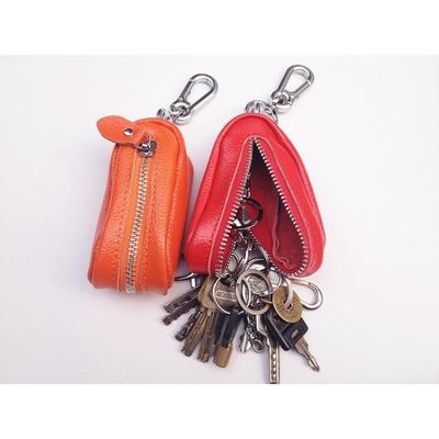 新款牛二层皮大容量钥匙包多功能钥匙包男士定制直销