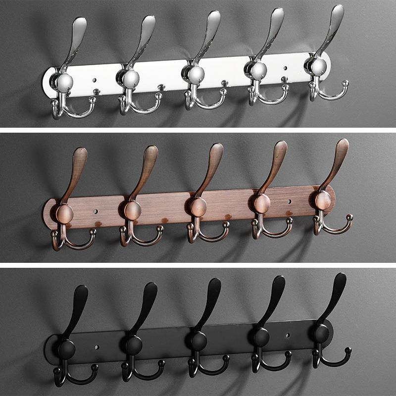 不锈钢衣帽钩挂钩浴室衣帽钩挂衣钩门后挂钩壁挂排钩定制