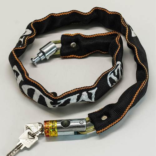 包布单车链条锁自行车摩托车防盗锁布链锁铜芯防盗链条锁定制