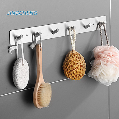 挂钩 不锈钢衣钩粘钩免钉hes Hook挂衣钩衣帽钩 排钩