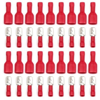 100红色端子 冷压FDFD1.25-250 MDD1.25-250各50个
