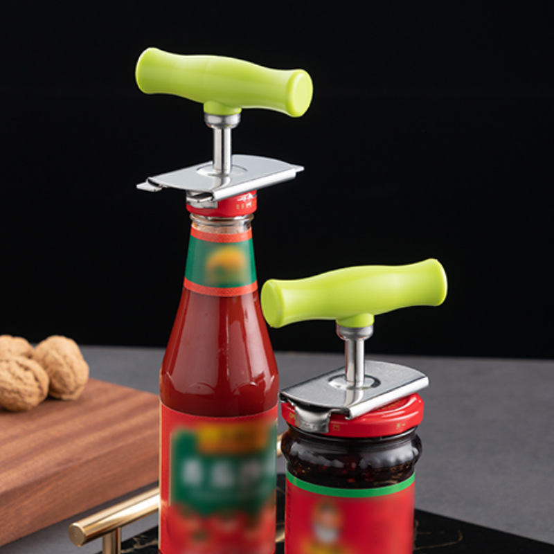 新款开罐器不锈钢罐头开瓶器开瓶盖厨房小工具可调节罐头开盖