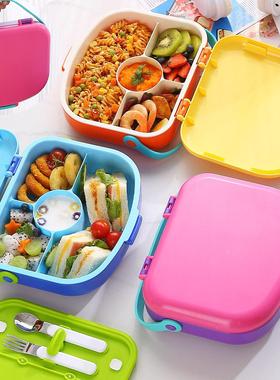 INS分格学生饭盒儿童便当盒上班便携午餐盒Lunch box