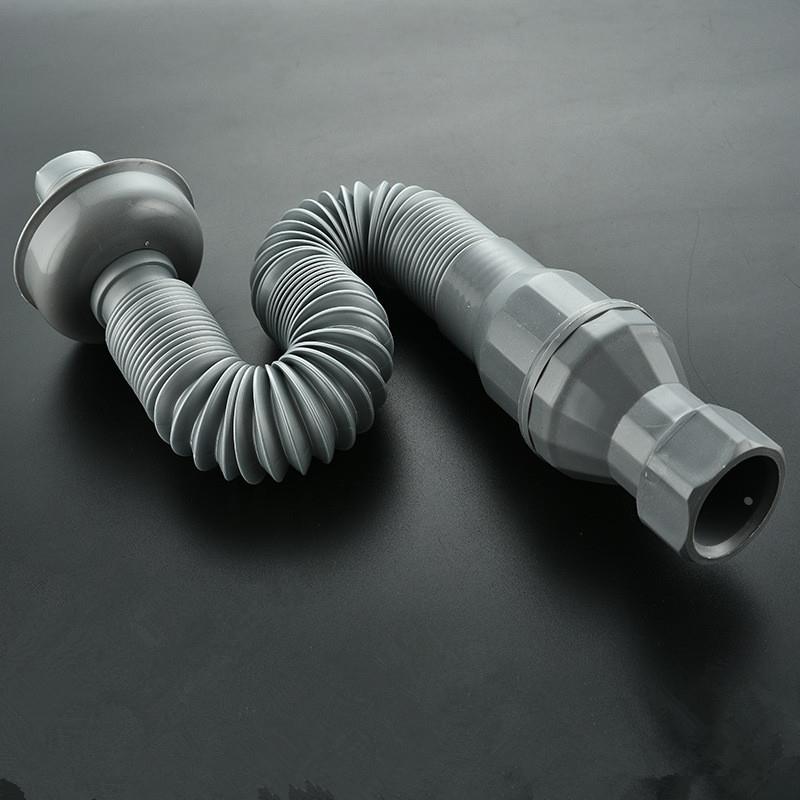 无垫圈防臭防堵下水管 不锈钢下水器 菜盆单双槽下水管定制