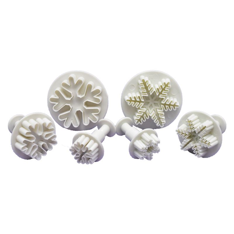 DIY烘培工具 3粗细雪花弹簧压模   蛋糕翻糖模具 饼干工具套装