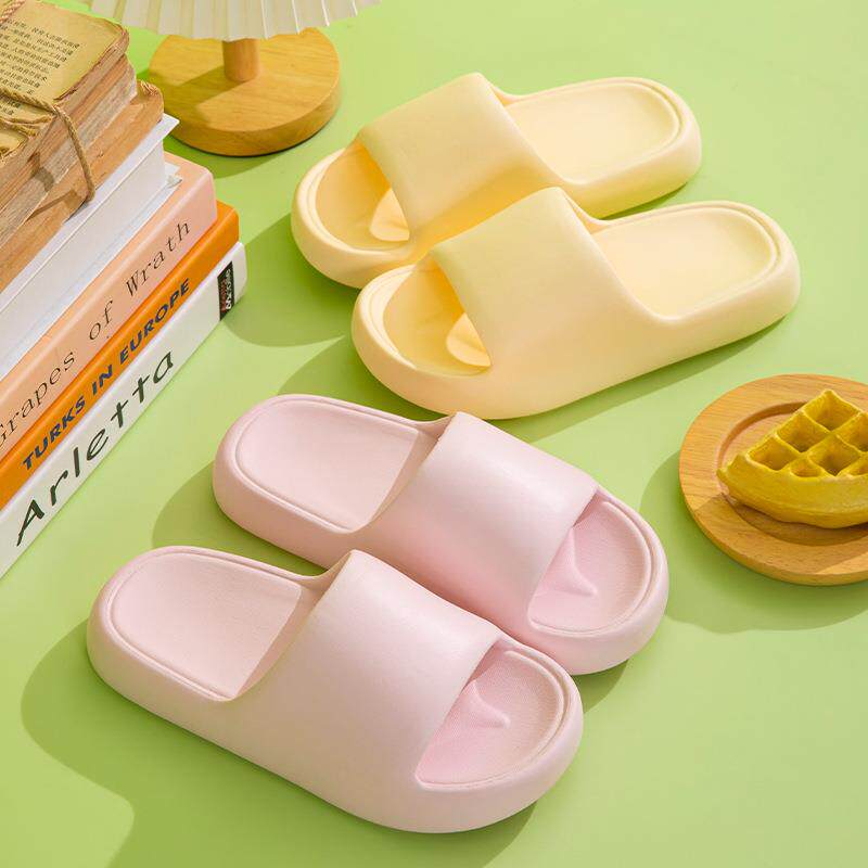 踩屎感夏季情侣家居家拖鞋女防滑软底厚底浴室洗澡耐磨外穿凉拖鞋