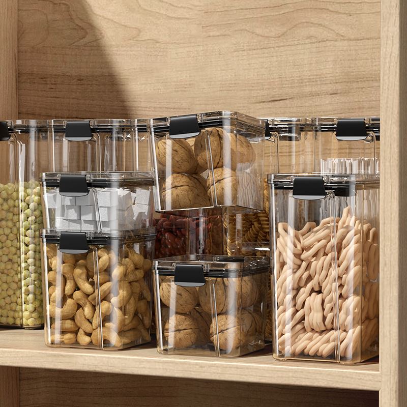 家用五谷杂粮储存罐 PET防潮防虫密封罐零食干货茶叶储物罐