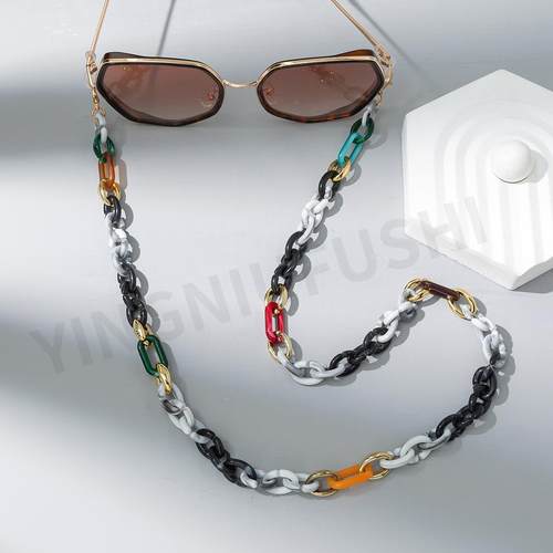 多色可选亚克力炫彩眼镜