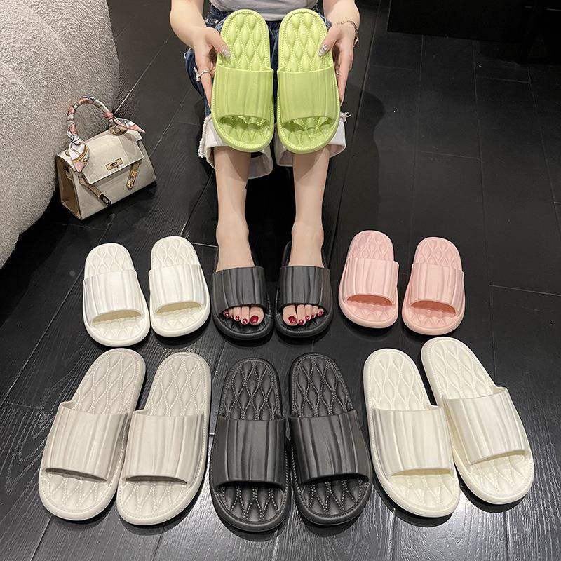 EVA踩屎感拖鞋女新款轻便色简约外穿居家浴室内软底防滑凉拖鞋定