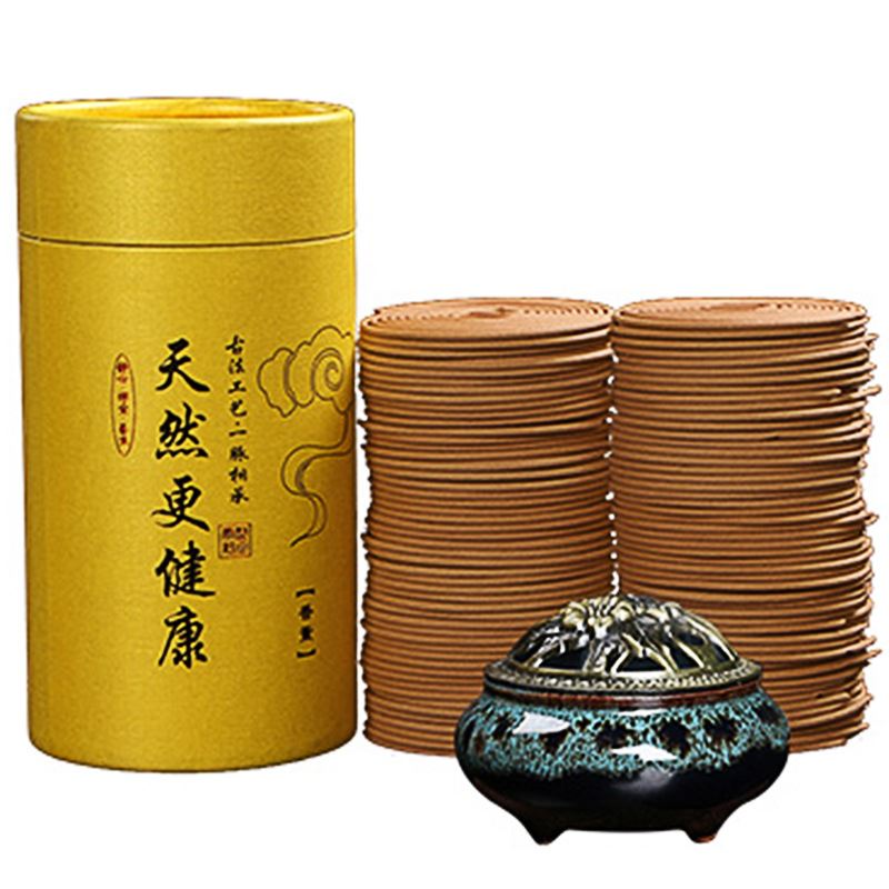 120盘40盘檀香盘香卫生间厕所除味香薰茉莉沉香艾草