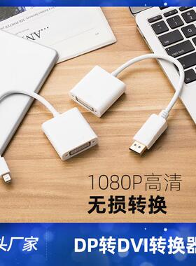 现货 迷你DP转DVI24+1转换器笔记本显示器连接线 minidp转dvi定制