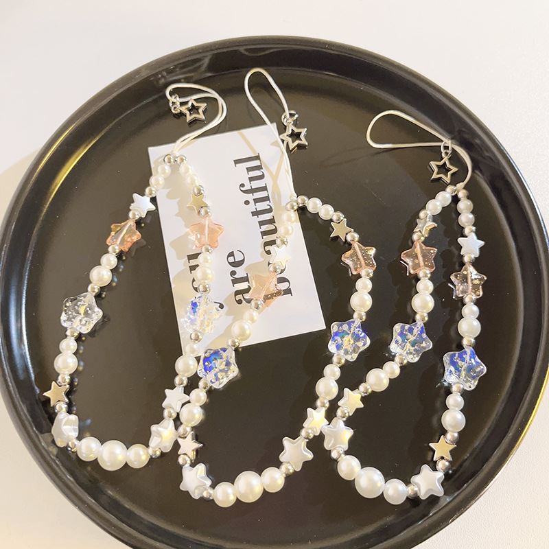 艺术小众ins星星仿手链包包吊坠饰品时尚百搭手机挂绳ccd相机