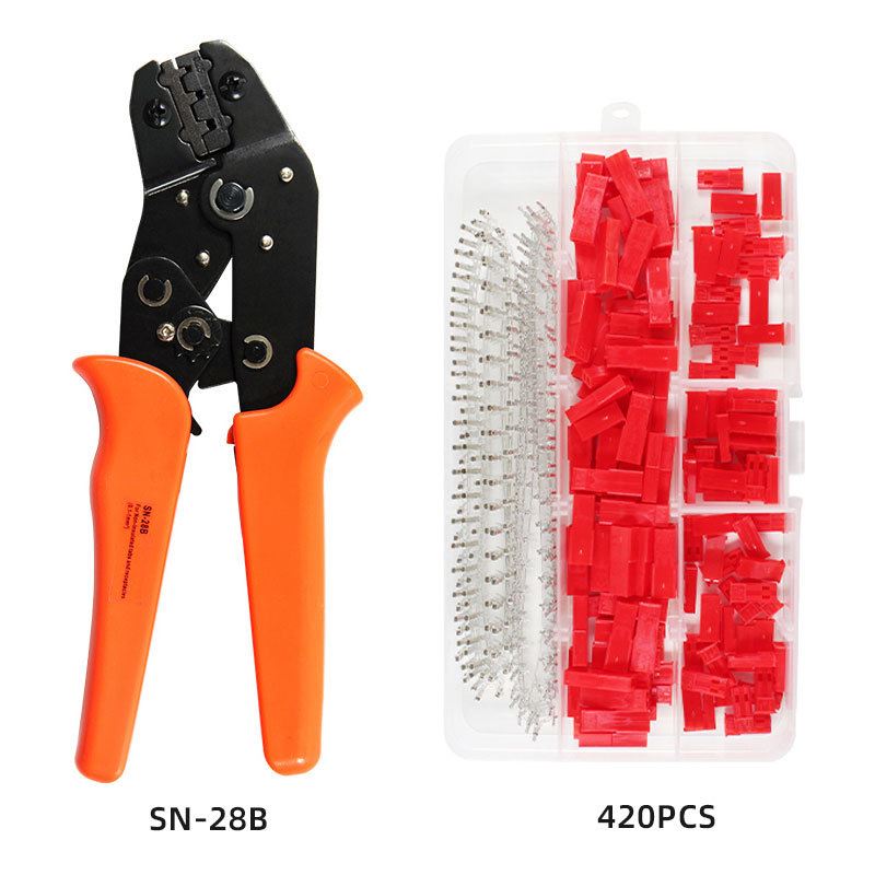 直供SN-28B+420 SYP公母裸端子压接钳组合 手动棘轮压线钳